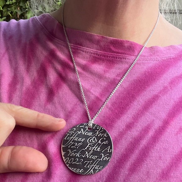 RARE 18” GIFTABLE Tiffany & Co Sterling Silver .925 Necklace, Pouch, Bag. - Picture 11 of 12